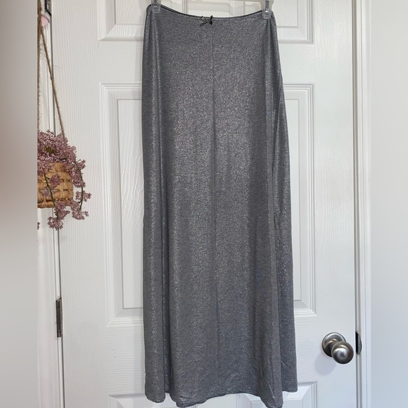 aerie Dresses & Skirts - Aerie Grey Shimmery Maxi Skirt - Women
